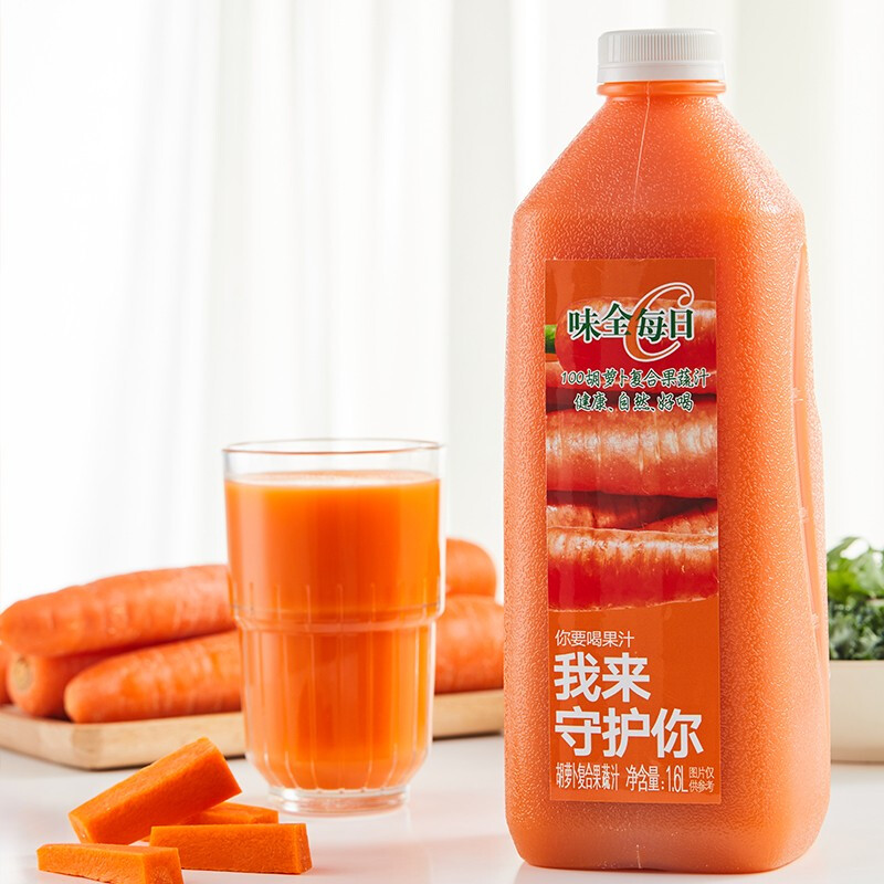 WEICHUAN 味全 每日C 胡萝卜复合果蔬汁 1.6L 15.85元（需买3件，需用券）