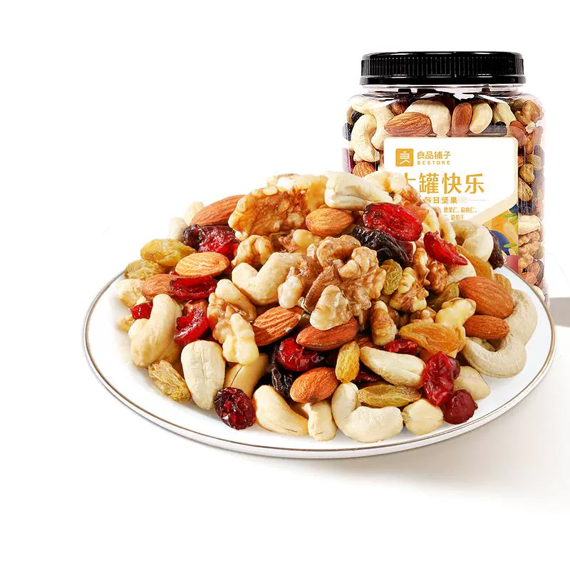 BESTORE 良品铺子 大罐快乐每日坚果450g ￥16.4