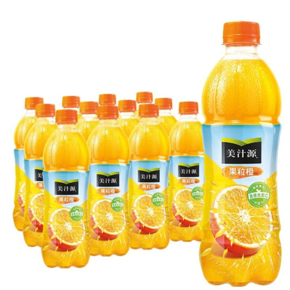 12日20点开始、京东百亿补贴：可口可乐（Coca-Cola）美汁源果粒橙 果味橙汁