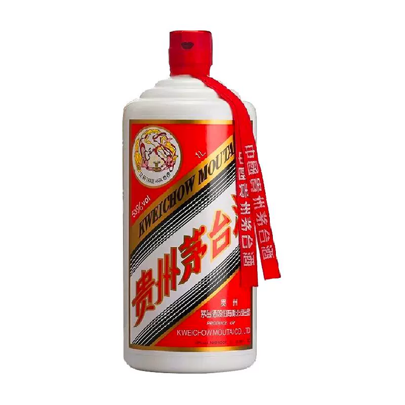 茅台 MOUTAI 飞天茅台 1000ml 53%vol 酱香型白酒 单瓶装 ￥3730.55