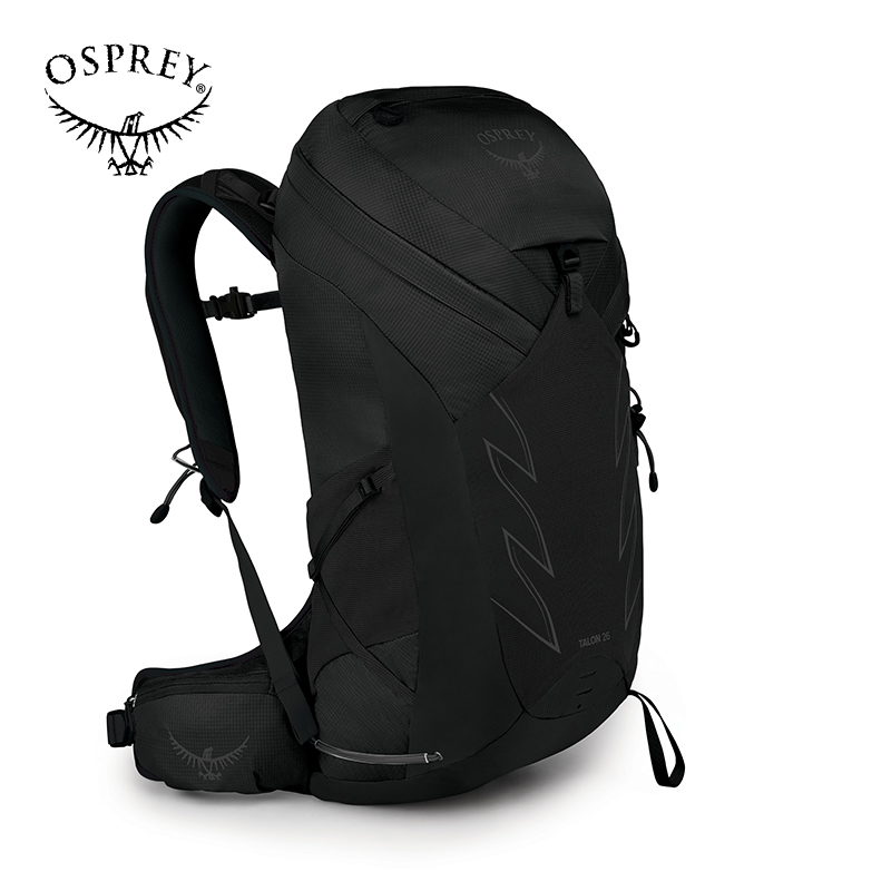 OSPREY Talon 26/36L魔爪户外登山包旅行徒步多功能背包大容量 黑色 26L S/M 834.51