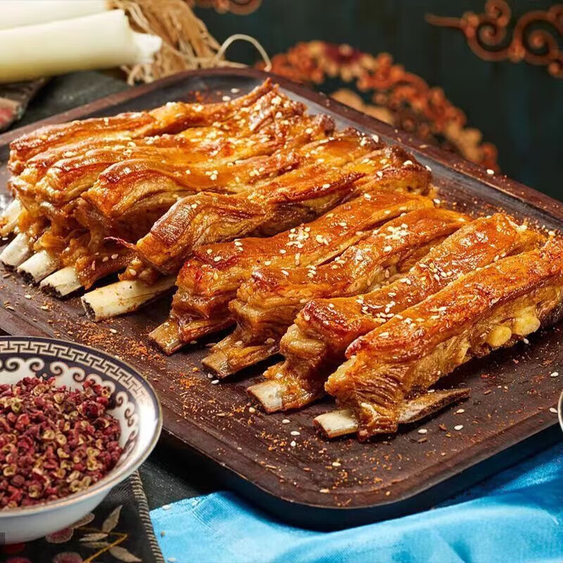 精选羊排*1斤（切条发货）+料包 30.73元