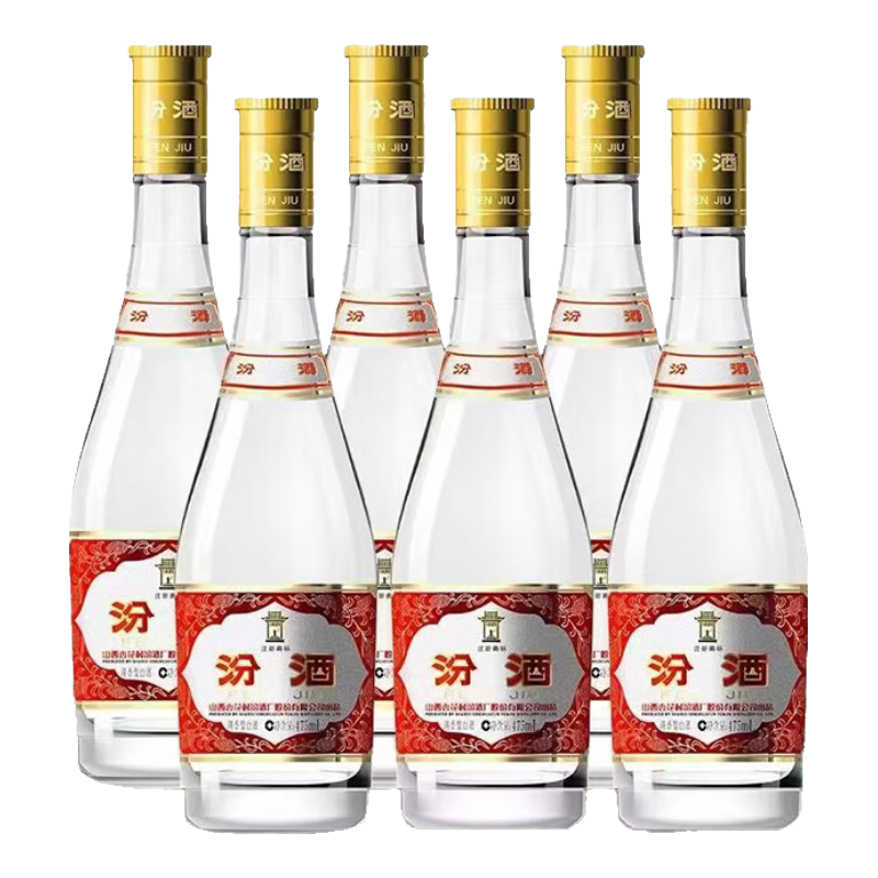 汾酒 清香型白酒 53%vol 475ml 235元