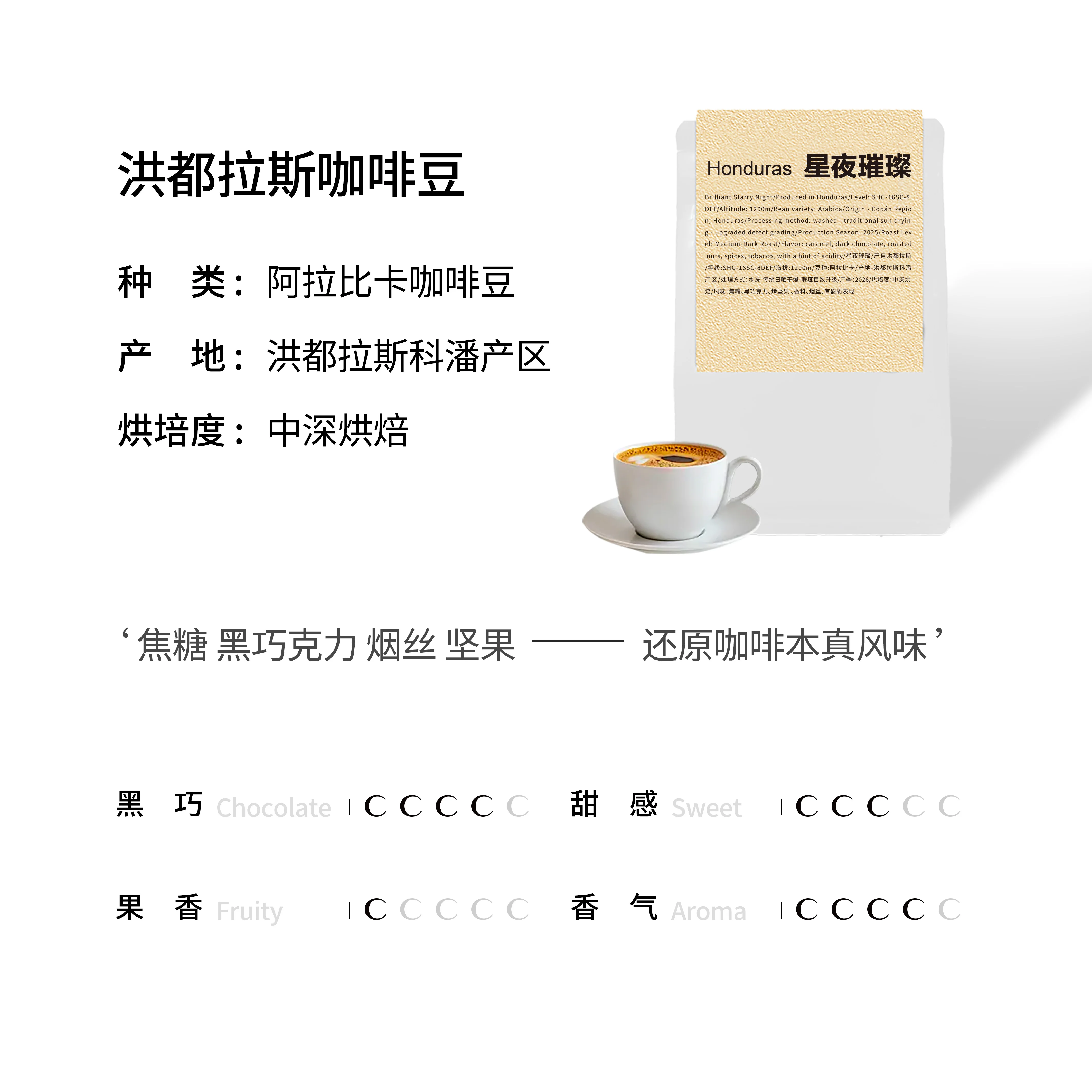 CAOLLO 洪都拉斯进口 阿拉比卡咖啡豆 100g 16目＋ 18元 - 86线报