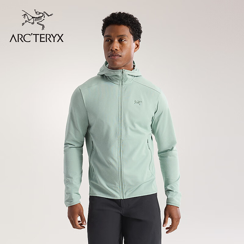 ARCTERYX 始祖鸟 KYANITE LIGHTWEIGHT HOODY 舒适 男子 抓绒衫 STONE 1600元包邮