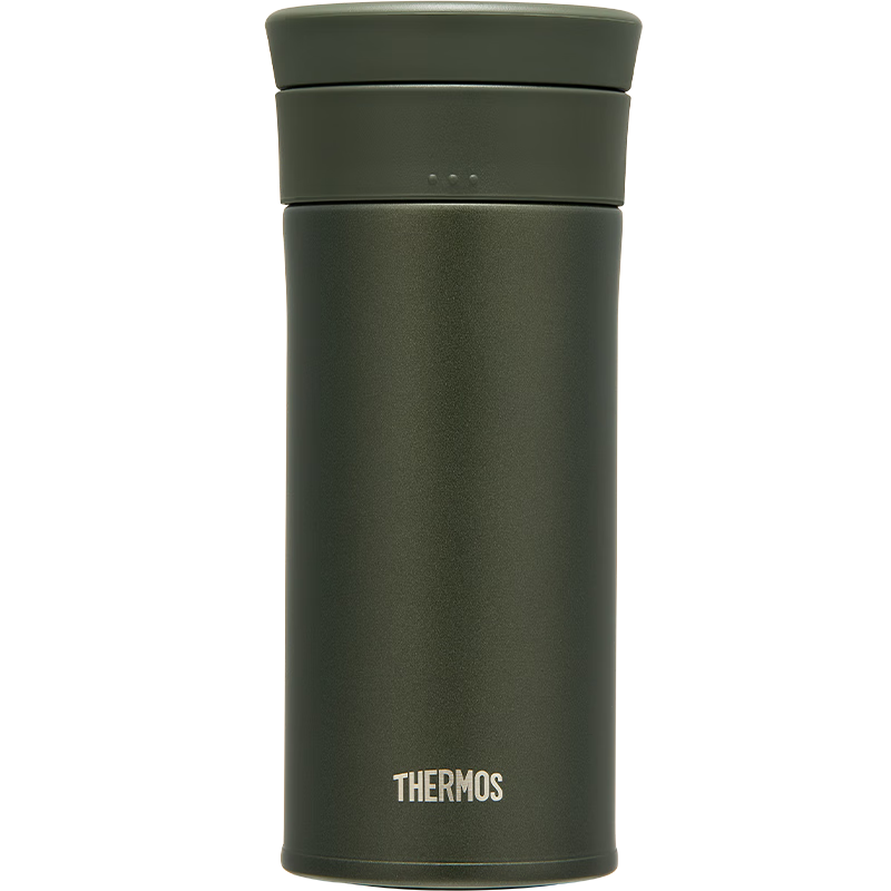 膳魔师（THERMOS）保温杯550ml男女士陶瓷内胆泡茶咖啡保冷水杯子TCMV-550LC GR 