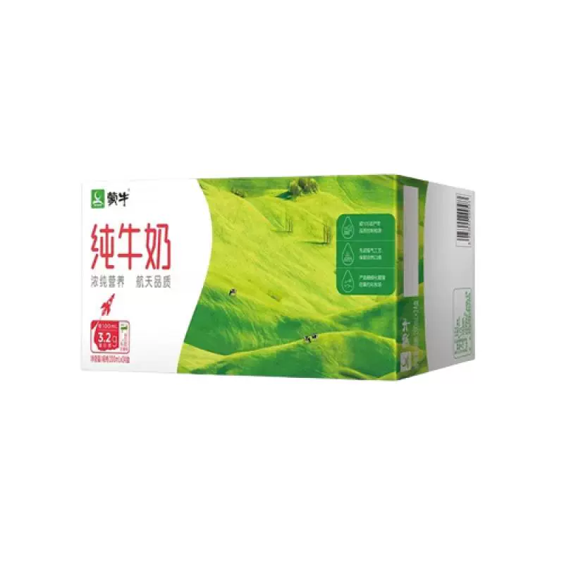 MENGNIU 蒙牛 纯牛奶 200ml*24盒 ￥51.97