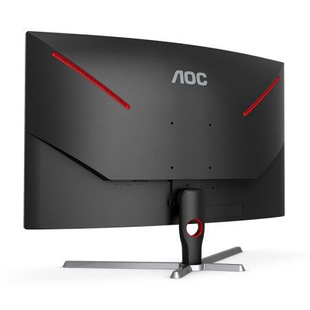 AOC 冠捷 31.5英寸 1000R 2K高清 165Hz HDR10 1ms响应 广色域 窄边框 低蓝光不闪 曲