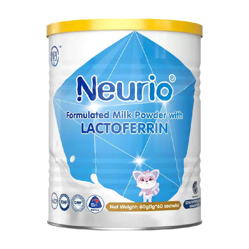 neurio 紐瑞優 纽瑞优新西兰进口乳铁蛋白调制乳粉蓝钻1g*60袋宝宝营养品 ￥18