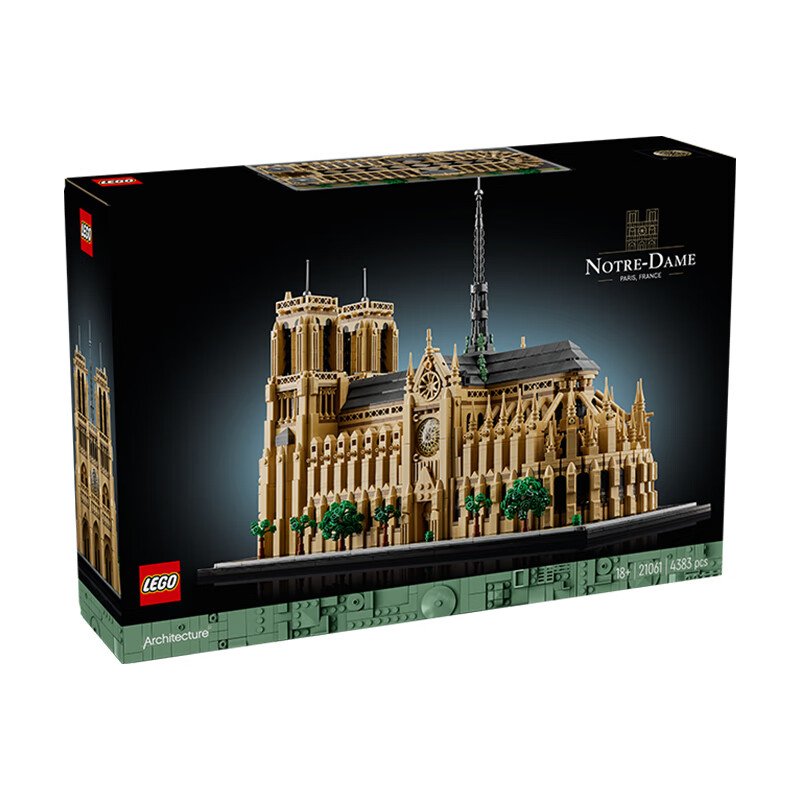 LEGO 乐高 Architecture建筑系列 21061 巴黎圣母院 1399元