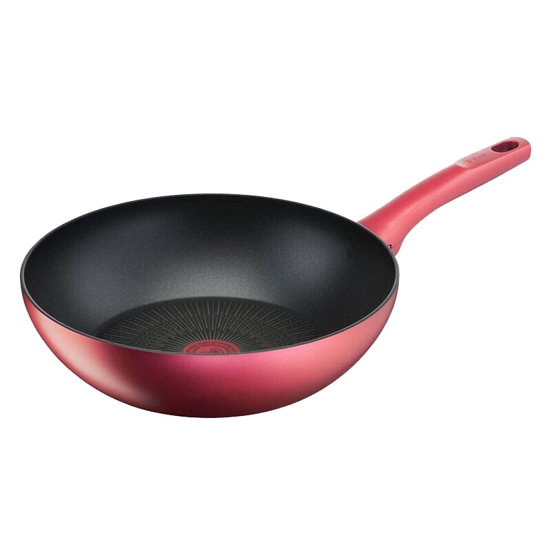 Tefal 特福 红钻系列 不粘炒锅 28cm 全新红钻6倍 299元