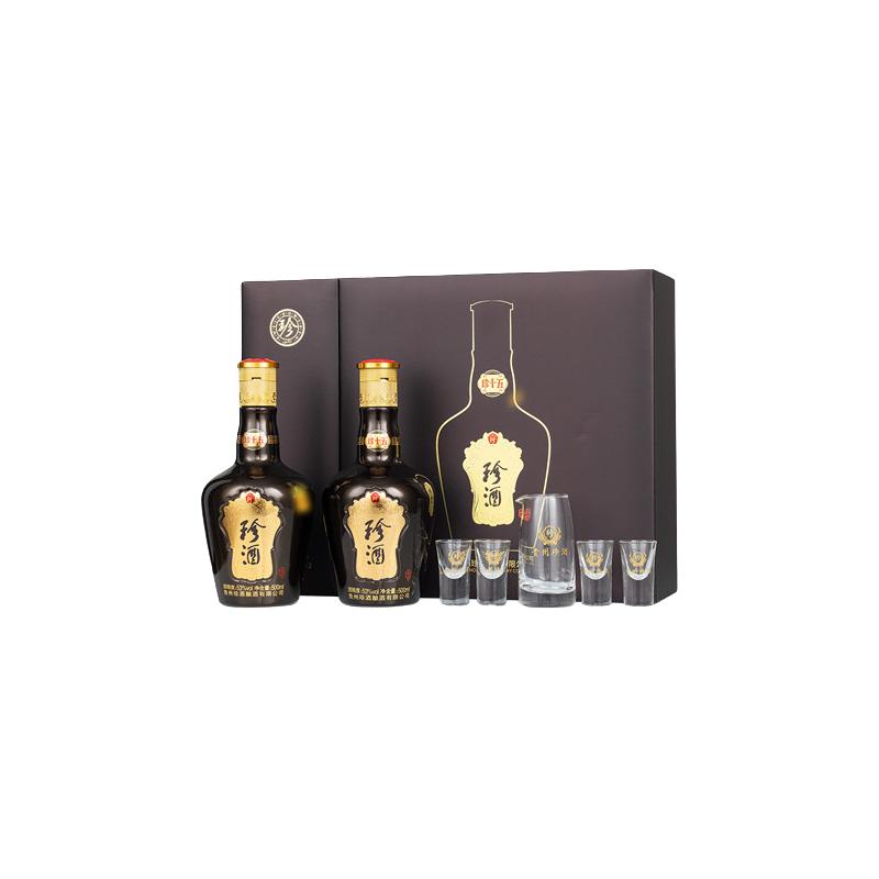 88VIP：珍酒 珍十五珍藏礼盒酱香型白酒53度500ml*2瓶礼盒装 538.35元