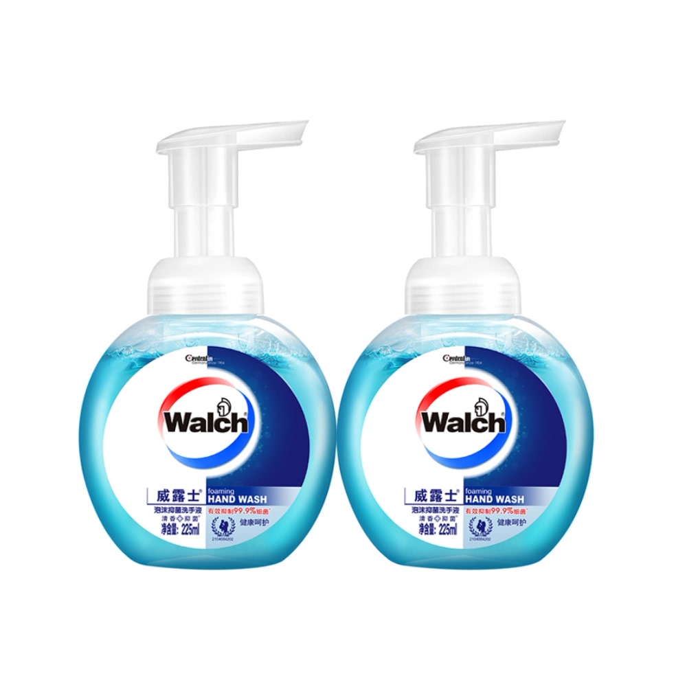 88VIP：Walch 威露士 健康抑菌泡沫洗手液225ml*2 19.9元
