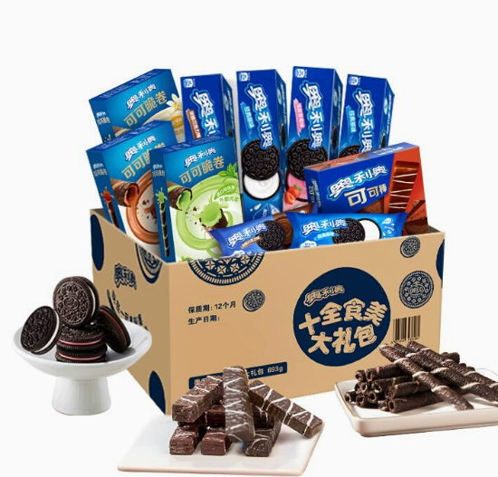 Oreo 奥利奥 十全食美大礼包 10盒 693g ¥27.9