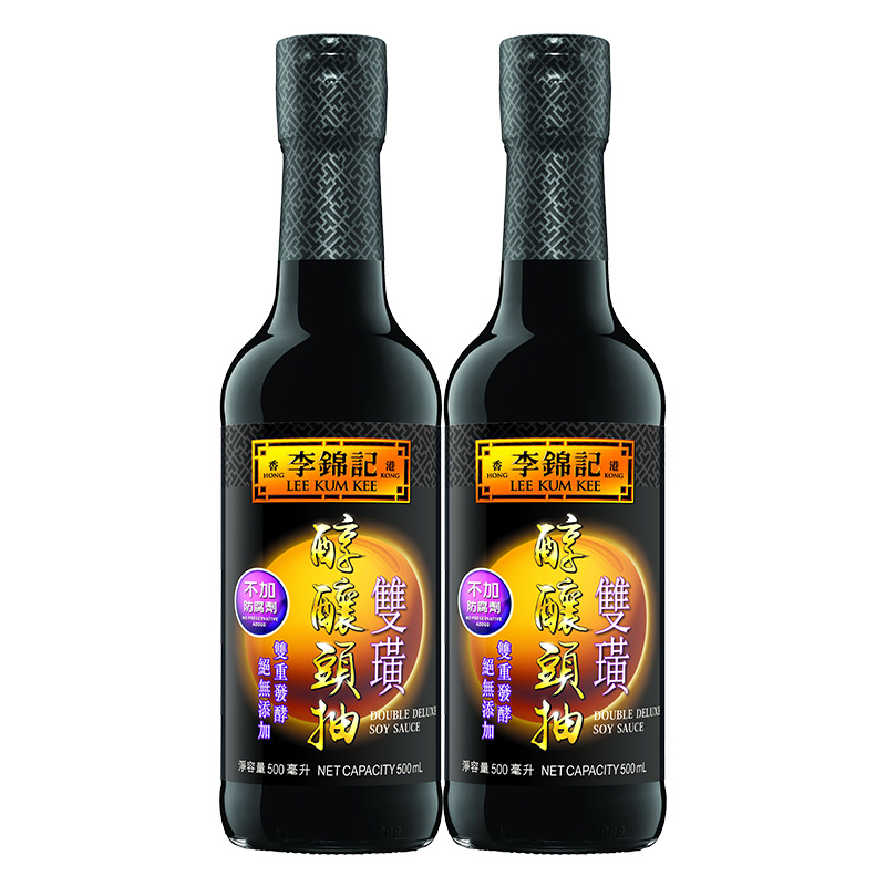 李锦记 双璜 醇酿头抽 500ml 19.9元