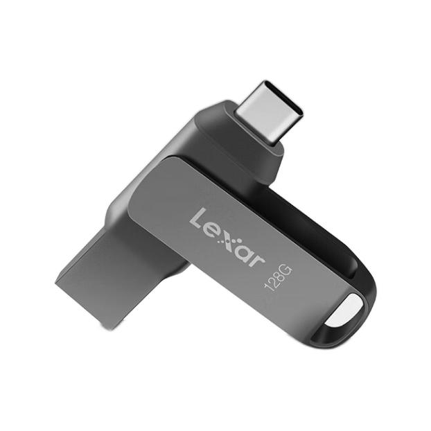 PLUS会员：Lexar 雷克沙 D400 Type-C手机U盘 128GB USB3.1 39.92元