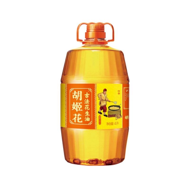 胡姬花 古法花生油 4L+1.58ml*5瓶 109元