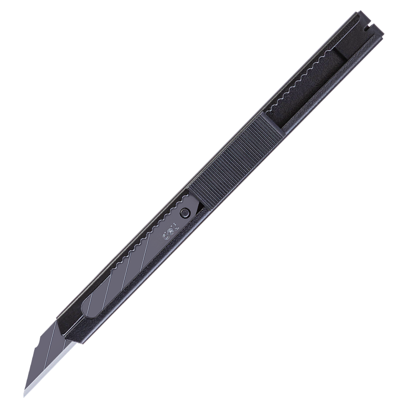 得力工具 得力 deli TD201 小号美工刀 黑刃防锈 30°刀片