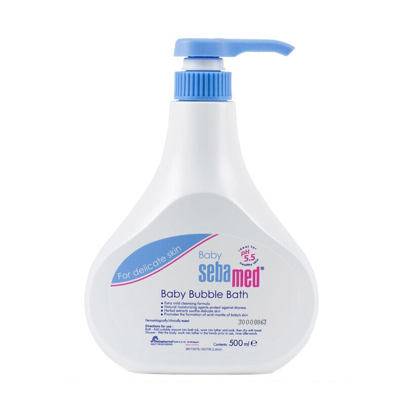 sebamed 施巴 婴儿泡泡浴露 500ml 120元包邮（需用券）