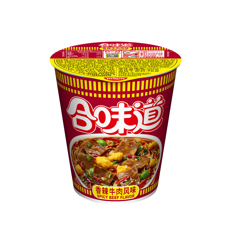 CUP NOODLES 合味道 标准杯香辣牛肉风味方便面76g*12（口味可选） 37.8元（需用