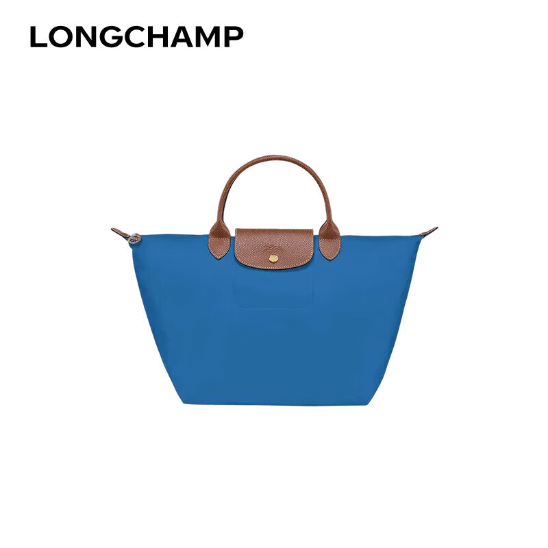 LONGCHAMP 珑骧 女包中号短柄手提单肩包 天蓝色 499.05元（需用券）