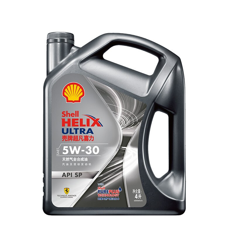 Shell 壳牌 Helix Ultra 超凡喜力 都市光影版 5W-30 SP级 全合成机油 4L 114元（需用
