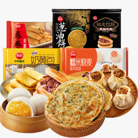 思念 小笼包 烧卖 葱油饼面点组合任选 4.99元