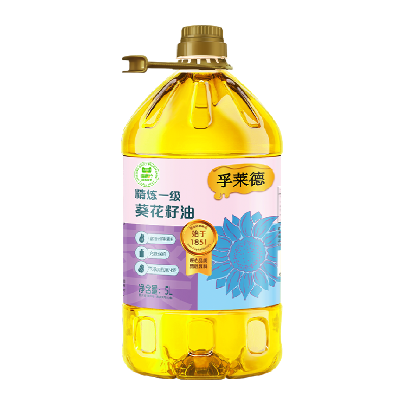 孚莱德 精选葵花籽油5L ￥48.4