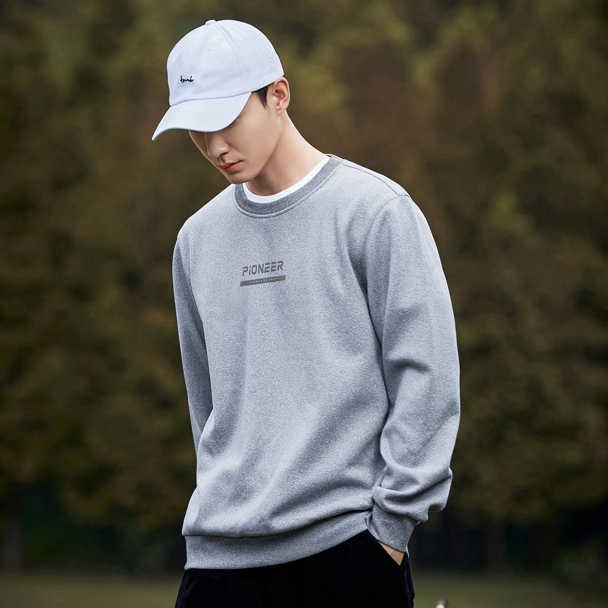 Pioneer Camp 男装春秋款圆领卫衣男纯棉舒适长袖上衣 69.5元（需用券）