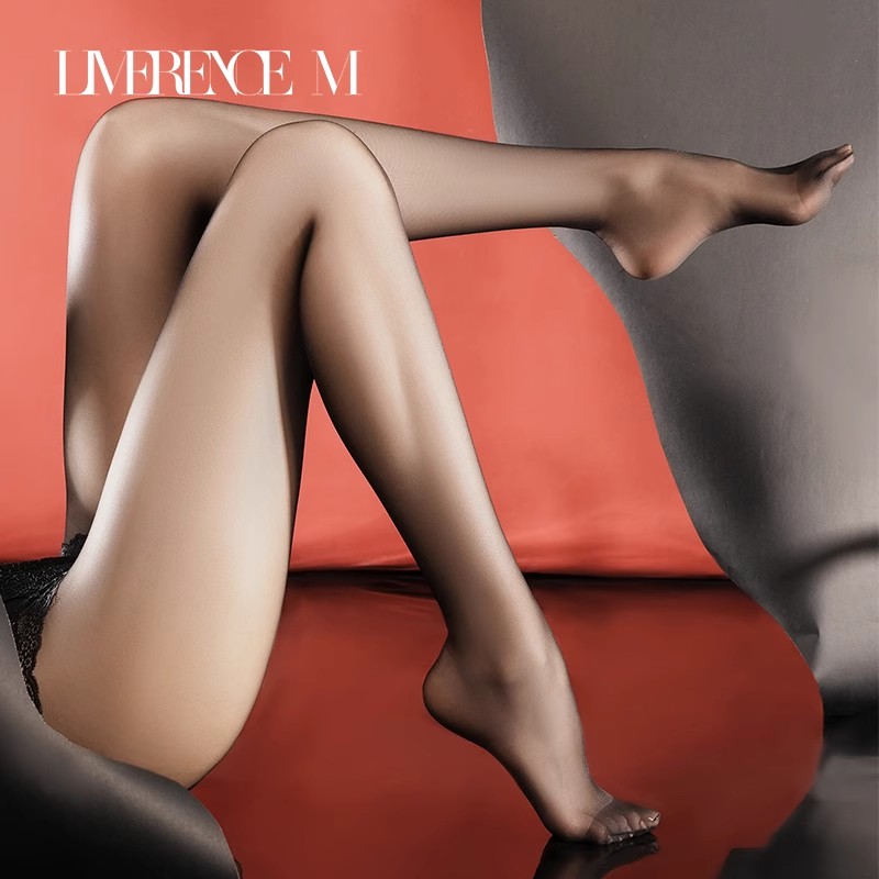 Limerence M 涞觅「丝滑0.01」3D开裆丝袜女超薄款性感透明夏季黑丝情调连裤袜 