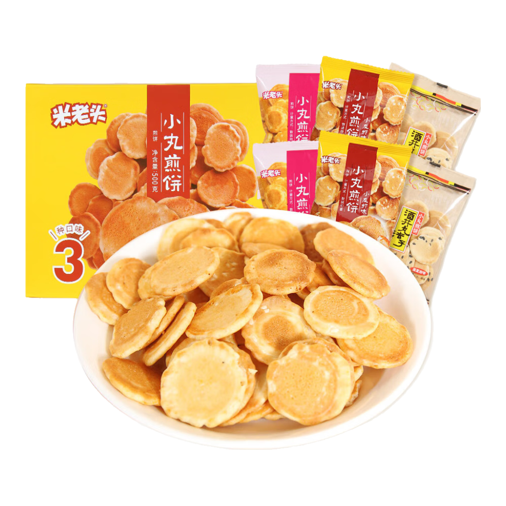 米老头小丸煎饼500g 68.44元（合11.41元/件）