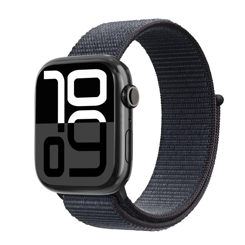 苹果 Apple WatchSeries10 GPS款铝金属表壳回环运动手表24年新款 2445元