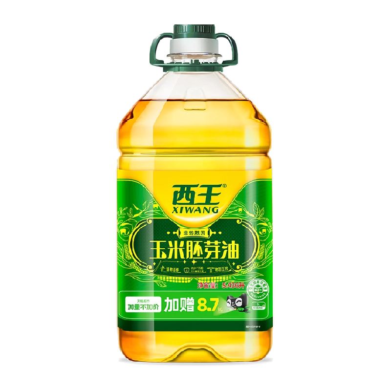 西王 非转基因 玉米胚芽油5.436L ￥59.8