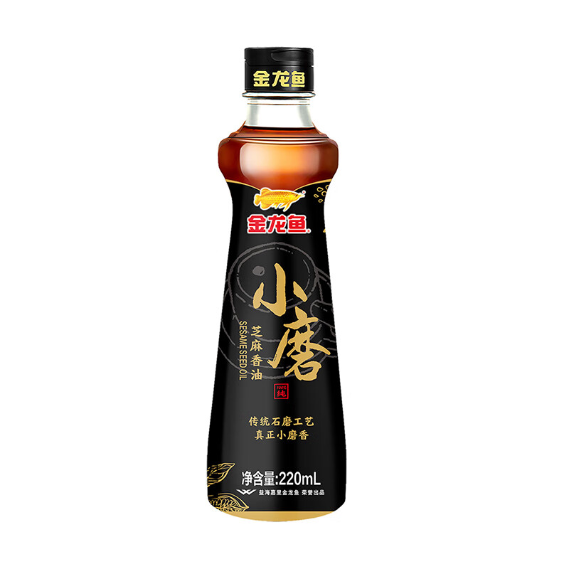 金龙鱼 小磨香油 220ML 调味油 小磨芝麻香油 220mL 16.9元（需用券）