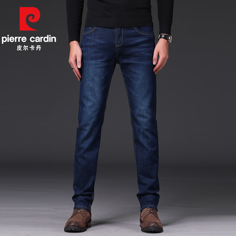 pierre cardin 皮尔·卡丹 男士直筒牛仔裤 NZ-008 59.9元（需用券）