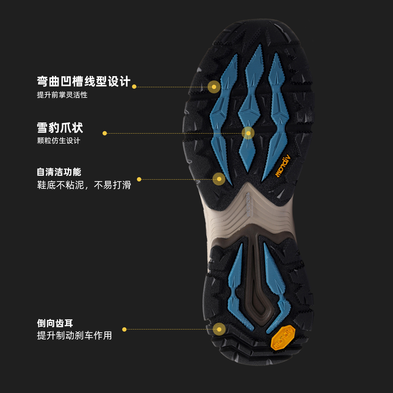 88VIP：TOREAD 探路者 HIKING 男款登山鞋 TFAABM91770 699.5元（需用券）