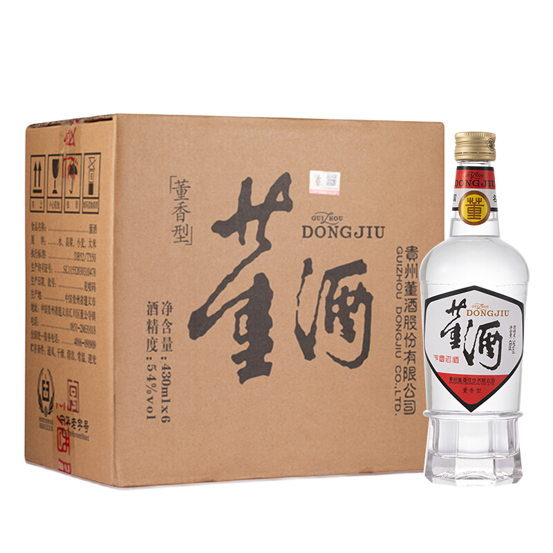 plus会员:董酒白标董香型白酒54度430ml 整箱6瓶装 574.71元