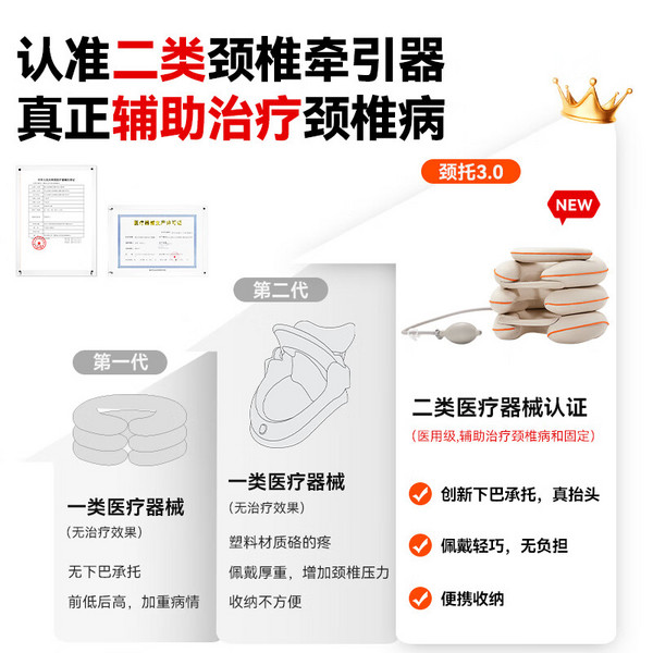 keepfit 科普菲 颈椎医用矫正器医用理疗治疗仪 中秋健康礼！