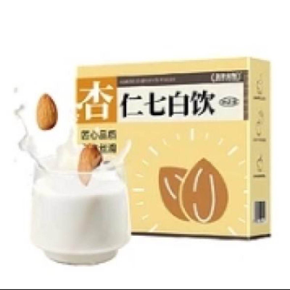 88VIP：盖亚农场 杏仁七白饮 300g*2盒 23.65元（需领券）