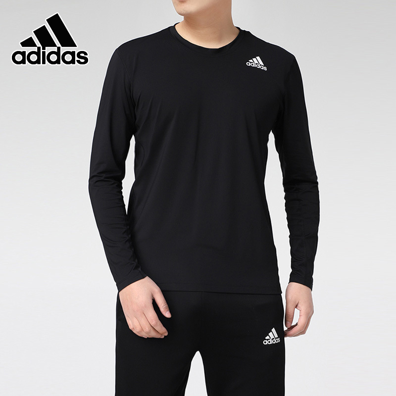 adidas 阿迪达斯 长袖T恤男装2020冬季新款健身衣训练运动服套头衫GM5039 87元（