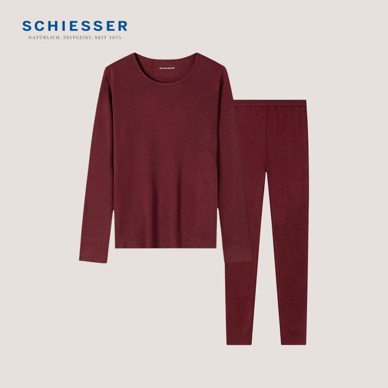 SCHIESSER 舒雅 情侣款秋衣秋裤套装 45/19389W 78.26元（需用券）