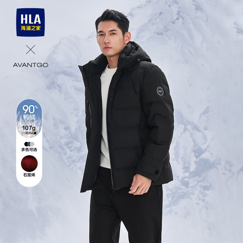 HLA 海澜之家 男士羽绒服 100104961505 304.44元（需用券）