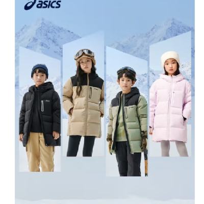 ASICS 亚瑟士 儿童冬季三防羽绒服 334241073011 382.05元包邮（需用券）