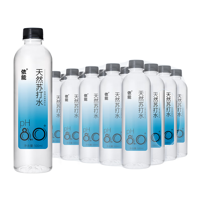 依能 天然苏打水 500ml*24瓶 22.08元（需用券）