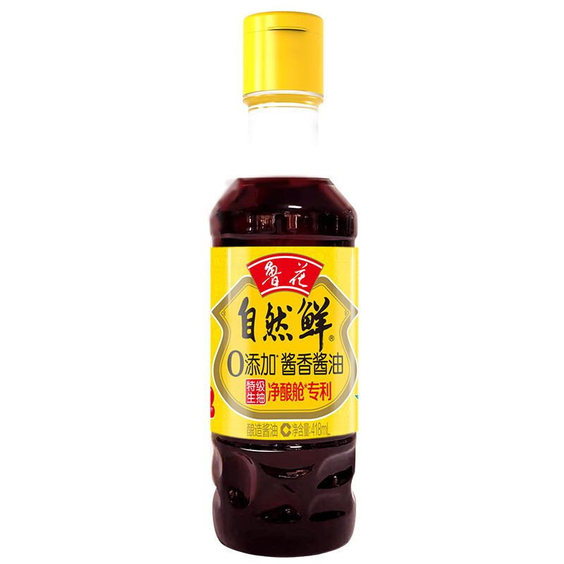 luhua 鲁花 418ml自然鲜酱香酱油 厨房调味 6.45元（需买2件，共12.9元）