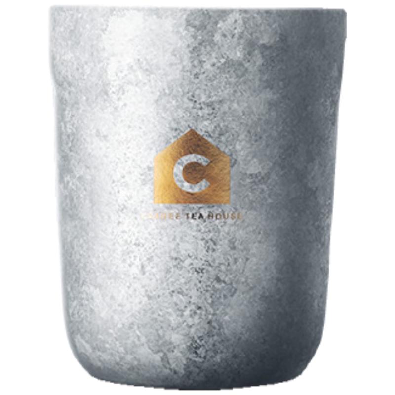 霸王茶姬 纯钛杯双层隔热养生泡茶杯子锁鲜敞口功夫茶送父亲节 纯钛杯-银