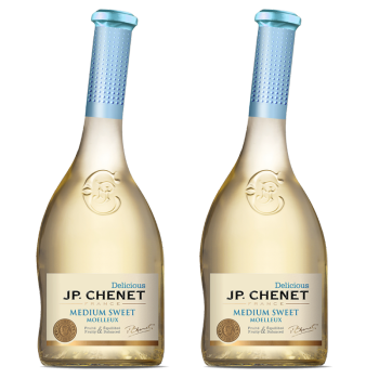 J.P.CHENET 香奈 半甜白葡萄酒甜蜜系列 法国 歪脖子酒 750ML11.5度 ￥124