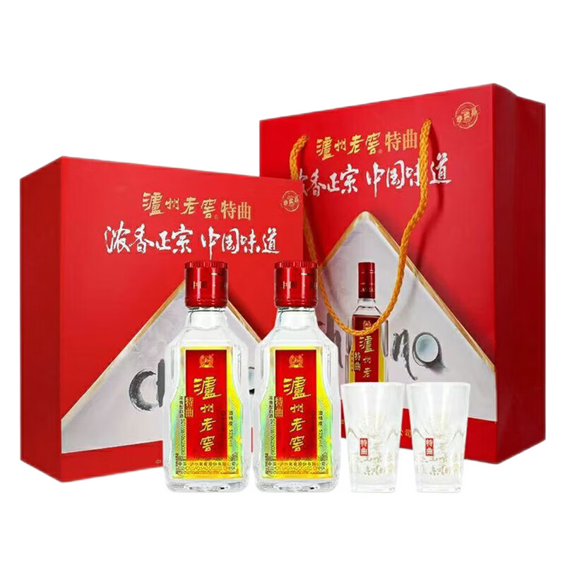 春焕新：泸州老窖 中华老字号 特曲 52度 浓香型白酒 50ml*2瓶 38.02元（需用券