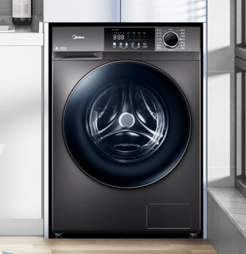 Midea 美的 10kg滚筒洗衣机全自动 快净系列 V58 净螨除菌 智能远程操控 1.08洗
