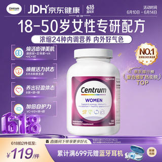 善存 海外 女士复合维生素 B族ACDE叶酸烟酰胺补铁补气色 120粒/瓶 90元 - 86线报 善存 海外 女士复合维生素 B族ACDE叶酸烟酰胺补铁补气色 120粒/瓶 90元 - 86线报